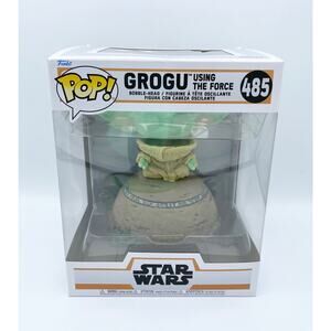 Star Wars Grogu Using the Force Lights & Sounds Baby Yoda Funko Pop
